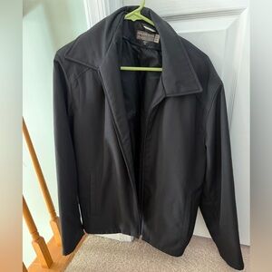 GUESS black collared bomber jacket